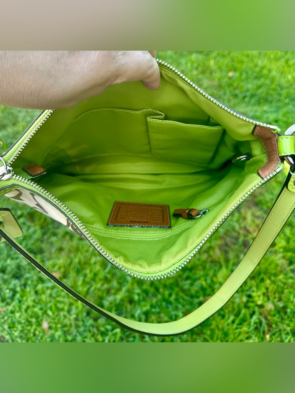 Coach Soho Signature C jacquard hobo shoulder bag crossbody - Picture 4 of 7